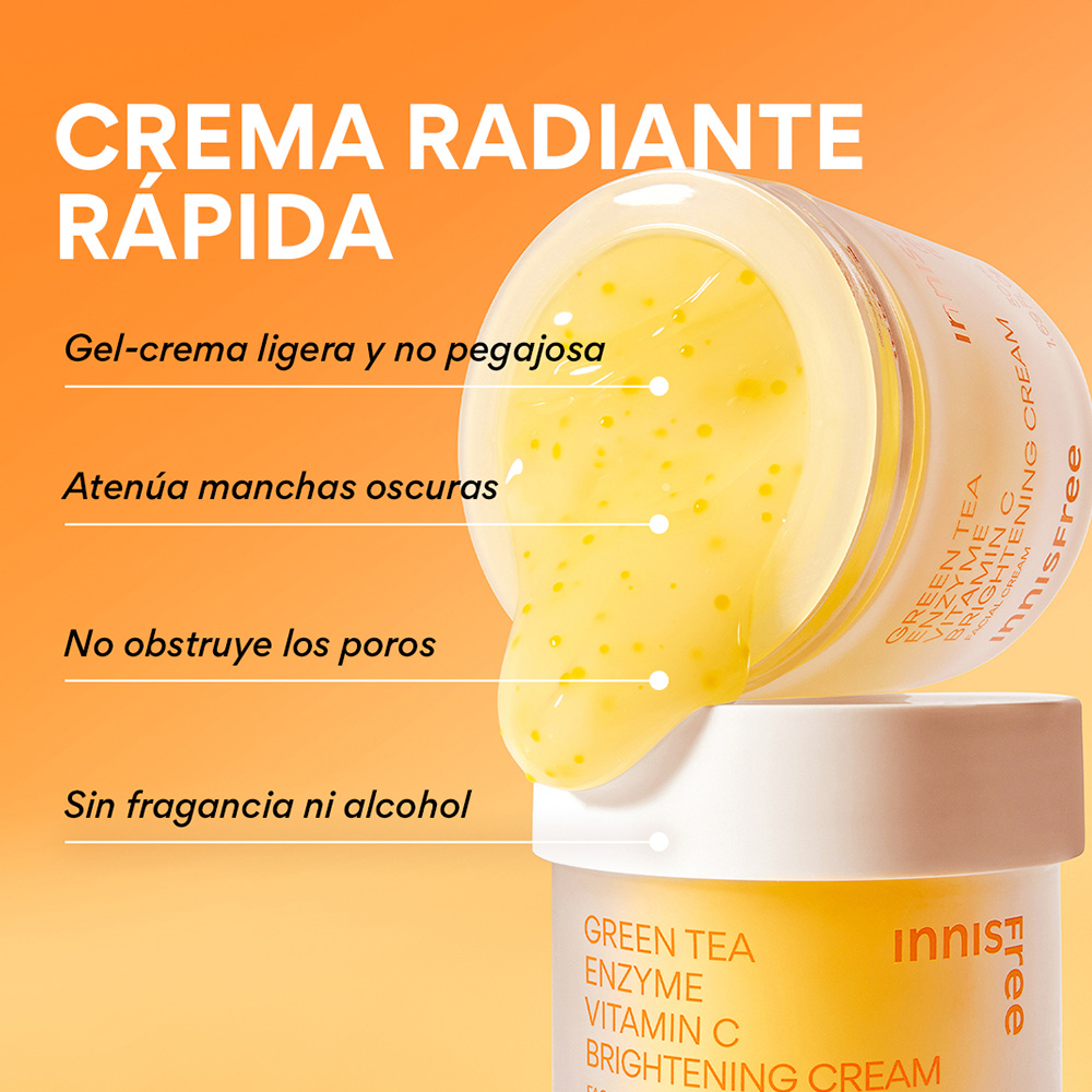 VITAMIN C BRIGHTENING REFILLABLE GEL CREAM MOISTURIZER FOR DARK SPOTS (CREMA RADIANTE DE VITAMINA C RELLENABLE)
